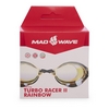 Очки для плавания стартовые MadWave Turbo Racer II Rainbow желтые (M045806_YEL) - Фото №5