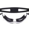 Очки-полумаска для плавания MadWave Panoramic черные (M042601_BLK) - Фото №4
