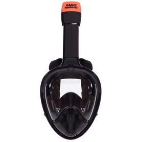 Маска для снорклинга с дыханием через нос MadWave Full-Face (M061907) - Фото №2