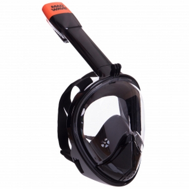 

Маска для снорклинга с дыханием через нос MadWave Full-Face (M061907, Черный