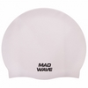 Шапочка для плавания MadWave Intensive Big белая (M053112_WHT)