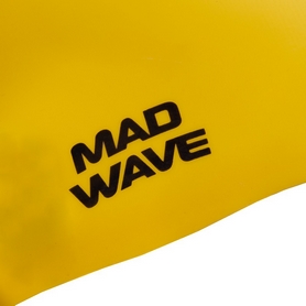 Шапочка для плавания MadWave Intensive Big желтая (M053112_YEL) - Фото №3