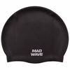 Шапочка для плавания MadWave Intensive Big черная (МM053112_BLK)