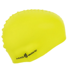 Шапочка для плавания MadWave Lihgt желтая (M053503_YEL) - Фото №2