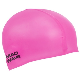 Шапочка для плавания MadWave Lihgt розовая (M053503_PNK) - Фото №3