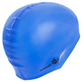 Шапочка для плавания MadWave Lihgt синяя (M053503_BL) - Фото №2