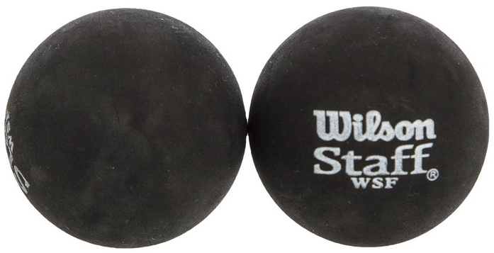 

Мяч для сквоша Wilson Staff Squash 2 Ball Yel Dot, 2 шт (WRT617600)