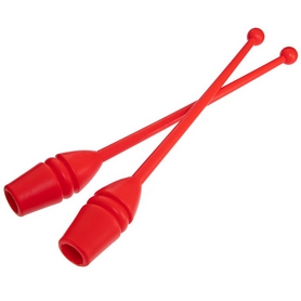Булава гимнастическая Lingo красная, 2 шт по 44 см (C-045_RED)