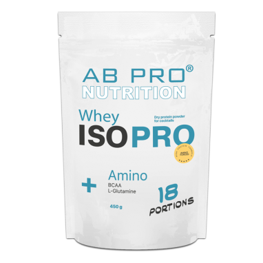 Протеин изолят AB PRO ISO PRO Whey+ Amino Тирамису, 450 г