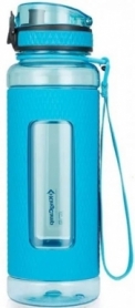 Бутылка для воды KingCamp Silicon Tritan Bottle голубая, 1 л (KA1144RB)