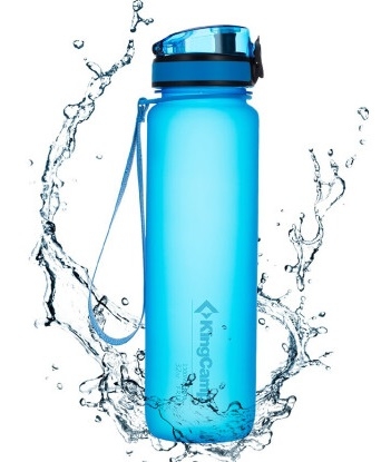 

Бутылка для воды KingCamp Tritan Bottle голубая, 1 л (KA1136BL), Голубой