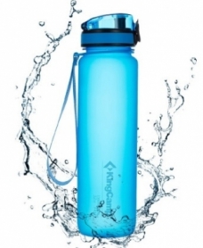 Бутылка для воды KingCamp Tritan Straw Bottle голубая, 500 мл (KA1113BL)
