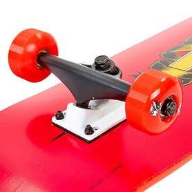 Скейтборд деревянный Kepai красный, 31" (SK-806) - Фото №4