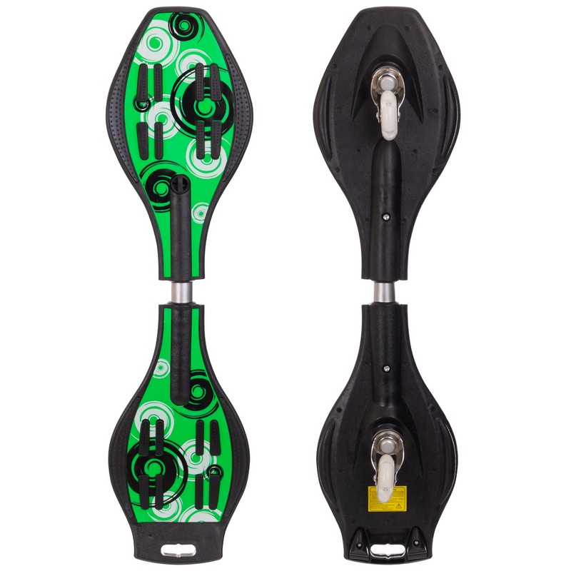 

Скейтборд двухколесный (Рипстик) RipStick зеленый, 34" (SK-02_GRN)