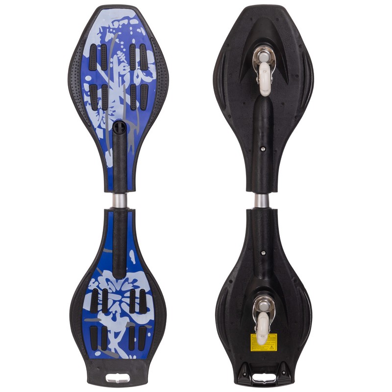 

Скейтборд двухколесный (Рипстик) RipStick синий, 34" (SK-02_BL)