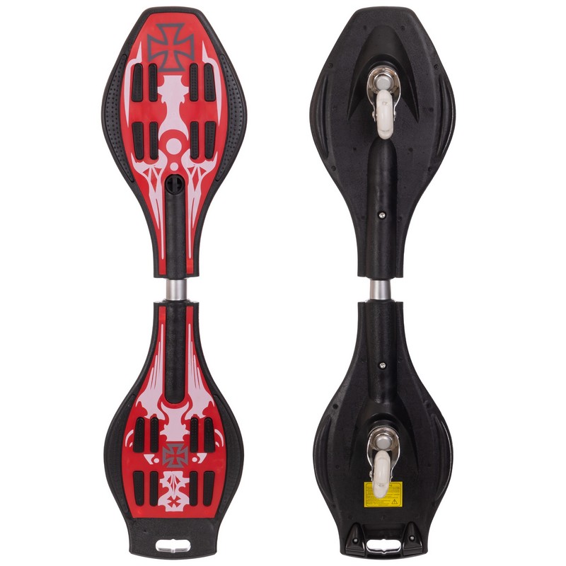 

Скейтборд двухколесный (Рипстик) RipStick красный, 34" (SK-02_RED)