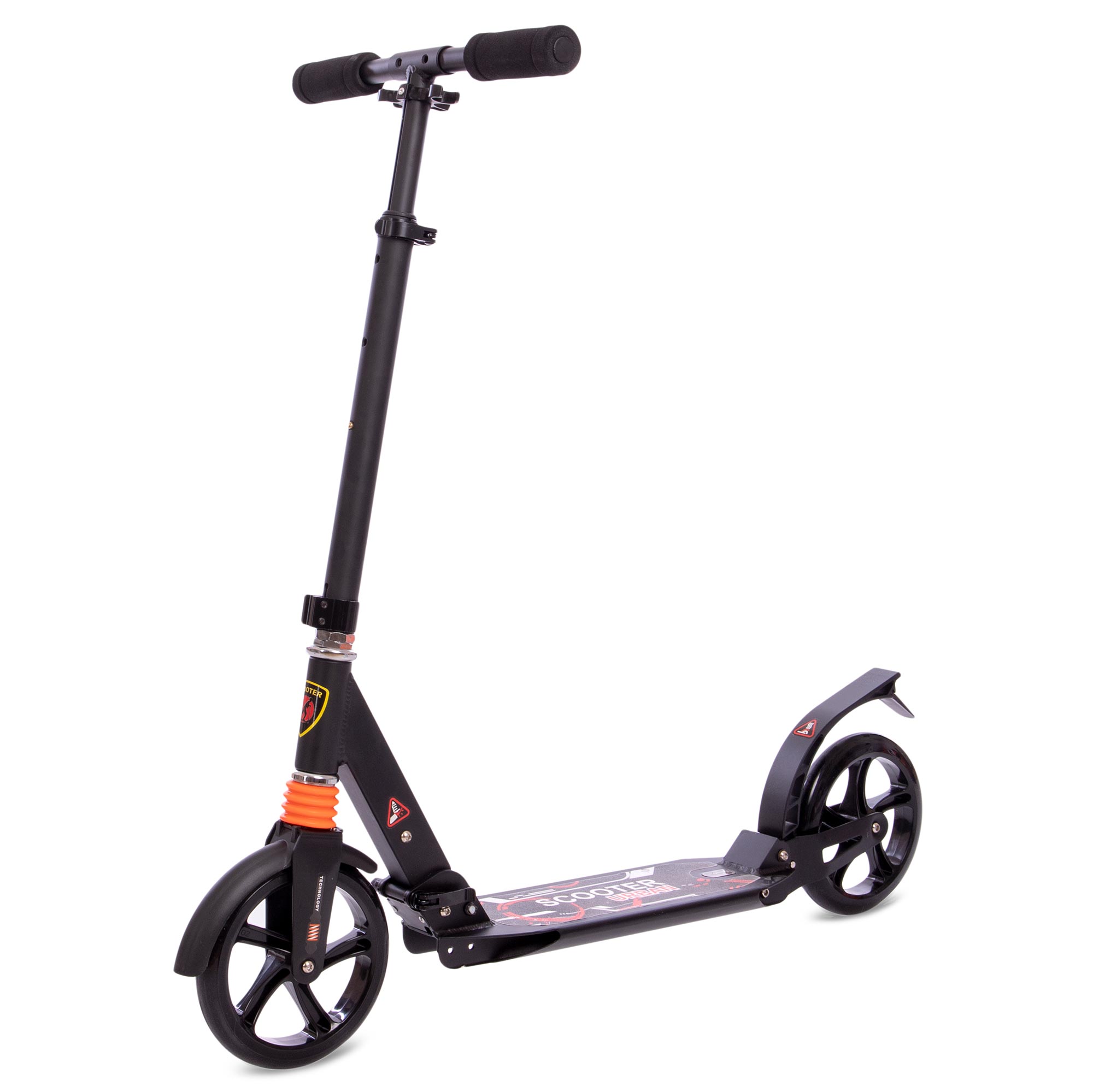 

Самокат двухколесный Scooter Xinz черный (116-A_BLK)