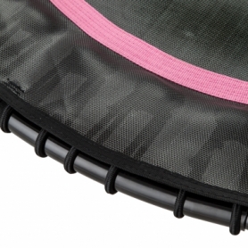 Батут для фитнеса с поручнем Insportline Cordy розовый, 114 см (14401-1) - Фото №5