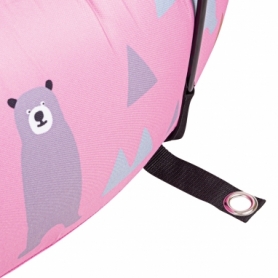 Батут надувной детский Insportline Nufino розовый, 120 см (22307-2) - Фото №9
