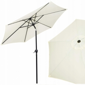 Зонт пляжный (садовый) с наклоном Springos бежевый, 250 см (GU0013)