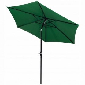 Зонт пляжный (садовый) с наклоном Springos зеленый, 250 см (GU0014) - Фото №4