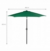 Зонт пляжный (садовый) с наклоном Springos зеленый, 250 см (GU0014) - Фото №5