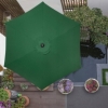 Зонт пляжный (садовый) с наклоном Springos зеленый, 250 см (GU0014) - Фото №7