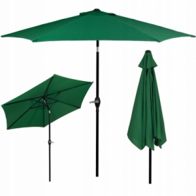 Зонт пляжный (садовый) с наклоном Springos зеленый, 250 см (GU0014) - Фото №9