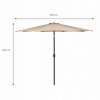 Зонт пляжный (садовый) с наклоном Springos бежевый, 290 см (GU0016) - Фото №3