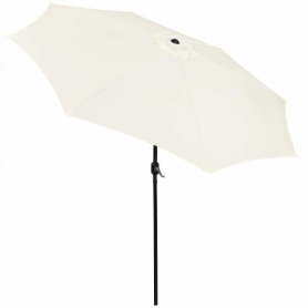 Зонт пляжный (садовый) с наклоном Springos белый, 290 см (GU0017) - Фото №3