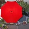 Зонт пляжный (садовый) с наклоном Springos красный, 290 см (GU0018) - Фото №2