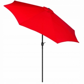 Зонт пляжный (садовый) с наклоном Springos красный, 290 см (GU0018) - Фото №4