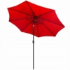 Зонт пляжный (садовый) с наклоном Springos красный, 290 см (GU0018) - Фото №5