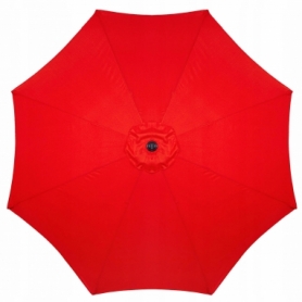 Зонт пляжный (садовый) с наклоном Springos красный, 290 см (GU0018) - Фото №7