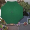 Зонт пляжный (садовый) с наклоном Springos зеленый, 290 см (GU0019) - Фото №6