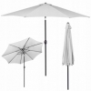 Зонт пляжный (садовый) с наклоном Springos светло-серый, 290 см (GU0020) - Фото №9