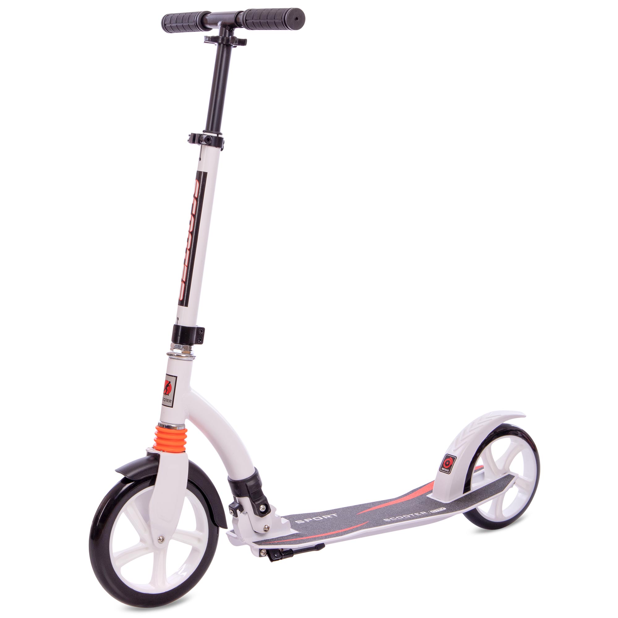 

Самокат двухколесный складной Scooter Xinz Sports белый(XZ-128)