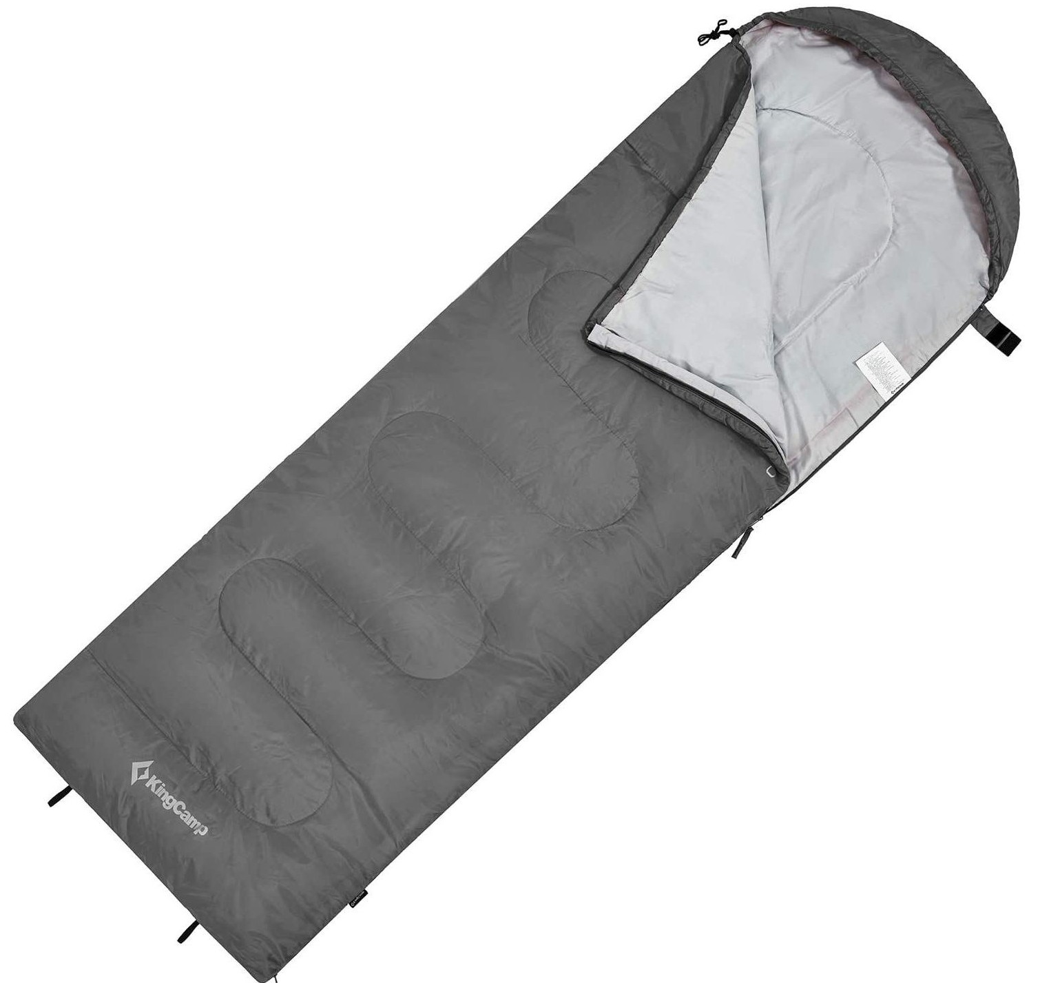 

Мешок спальный (спальник) KingCamp Oasis 250XL серый (KS3222GR)