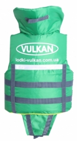 Жилет спасательный детский Vulkan зеленый, 0-15 кг (R283) - Фото №2