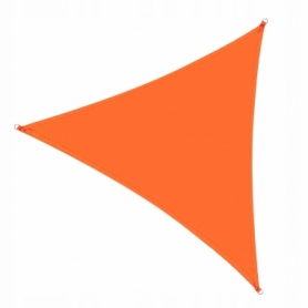 Тент-парус теневой Springos Flame Orange, 5x5x5 м (SN0015) - Фото №6