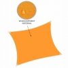 Тент-парус теневой Springos Orange, 5x5 м (SN1023) - Фото №10