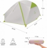 Палатка трехместная ультралегкая KingCamp Atepa Hiker III (R338) - Фото №2