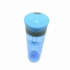 Пляшка для води CASNO 600 мл KXN-1145 Блакитна + пластиковий вінчик - Фото №5