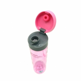 Пляшка для води CASNO 600 мл KXN-1145 Рожева + пластиковий вінчик - Фото №4