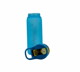 Пляшка для води CASNO 750 мл KXN-1210 Блакитна з соломинкою - Фото №5