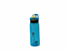 Пляшка для води CASNO 750 мл KXN-1210 Блакитна з соломинкою - Фото №6