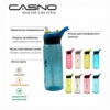 Пляшка для води CASNO 750 мл KXN-1210 Блакитна з соломинкою - Фото №9