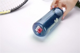 Пляшка для води CASNO 600 мл KXN-1211 Синя з соломинкою - Фото №3