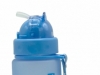 Пляшка для води CASNO 400 мл MX-5028 More Love Блакитна з соломинкою - Фото №3