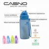 Пляшка для води CASNO 400 мл MX-5028 More Love Блакитна з соломинкою - Фото №8